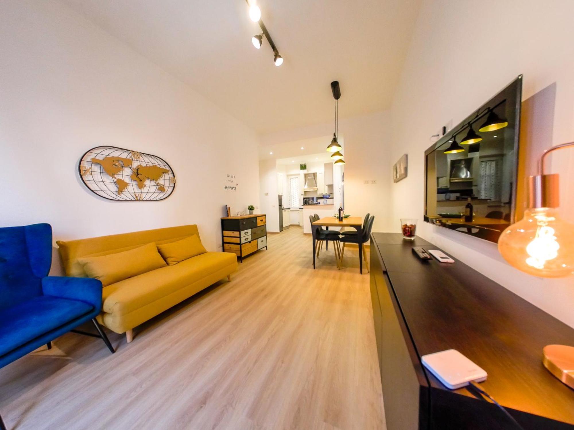 רומא Chic Modern 2-Bedroom Near Metro מראה חיצוני תמונה