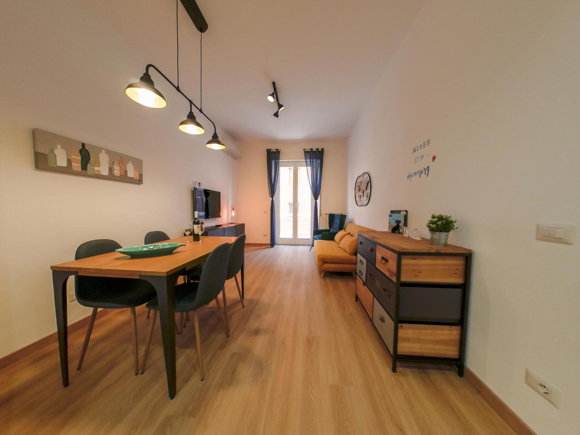רומא Chic Modern 2-Bedroom Near Metro מראה חיצוני תמונה